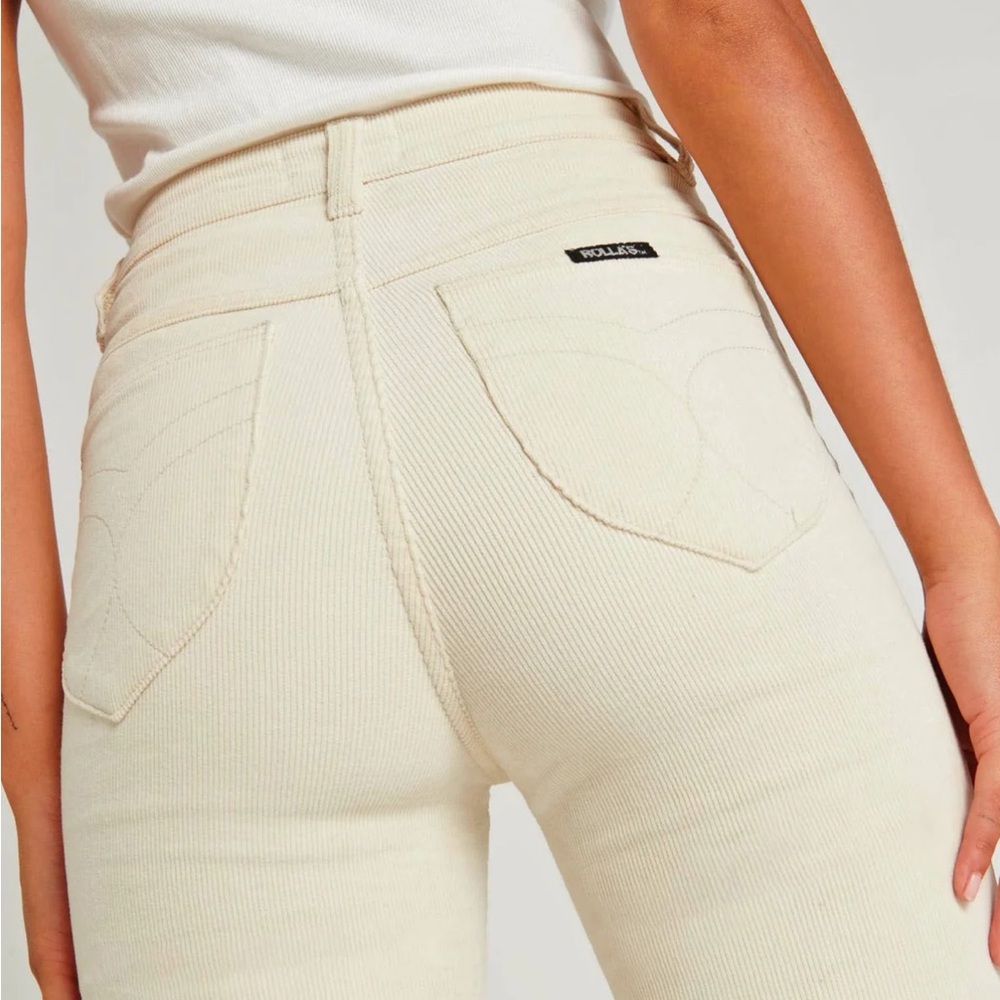 ROLLA’S Vanilla Corduroy Eastcoast Flare Size 28 - Picture 6 of 14